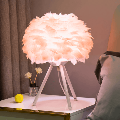 Swanis Feather Table Lamp
