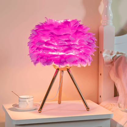 Swanis Feather Table Lamp